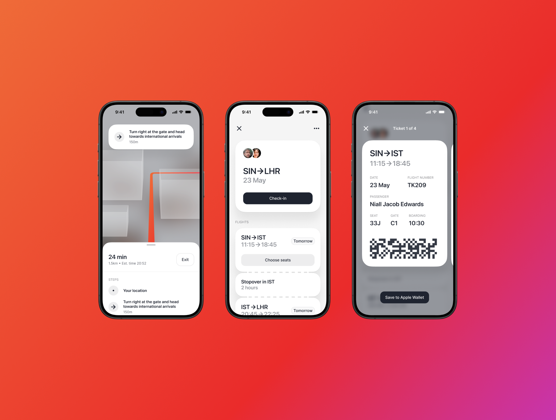 App design for helping airlines to handle delays and missed connections